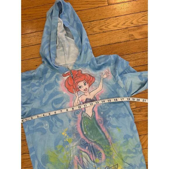 Girls Size XL Disney Parks Little Mermaid Hoodie Jacket - Picture 4 of 6